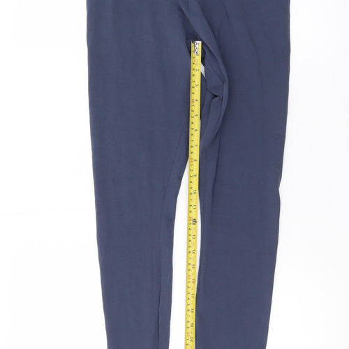 New Look Women’s Blue Cotton Stretch Jersey Leggings Size 10
