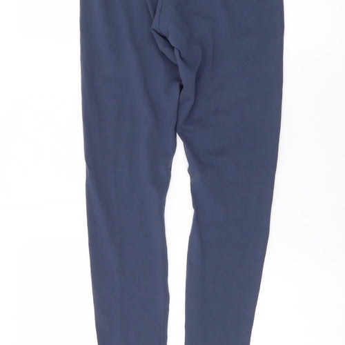 New Look Women’s Blue Cotton Stretch Jersey Leggings Size 10