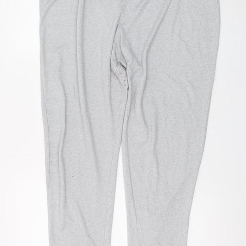 Tu Women’s Grey Jersey Jogger Trousers Size 18 Elastic Waist