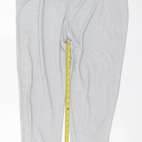 Tu Women’s Grey Jersey Jogger Trousers Size 18 Elastic Waist