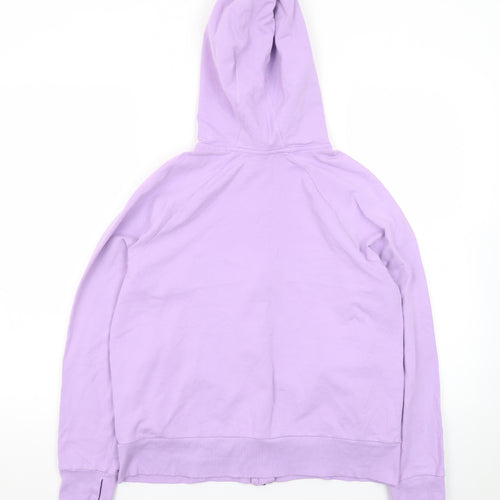 Marks and Spencer Women's Purple Full Zip Hoodie Size 14