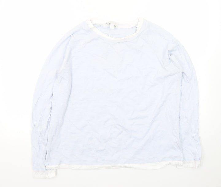 The White Company Women’s White Long Sleeve Cotton T-Shirt Size 16