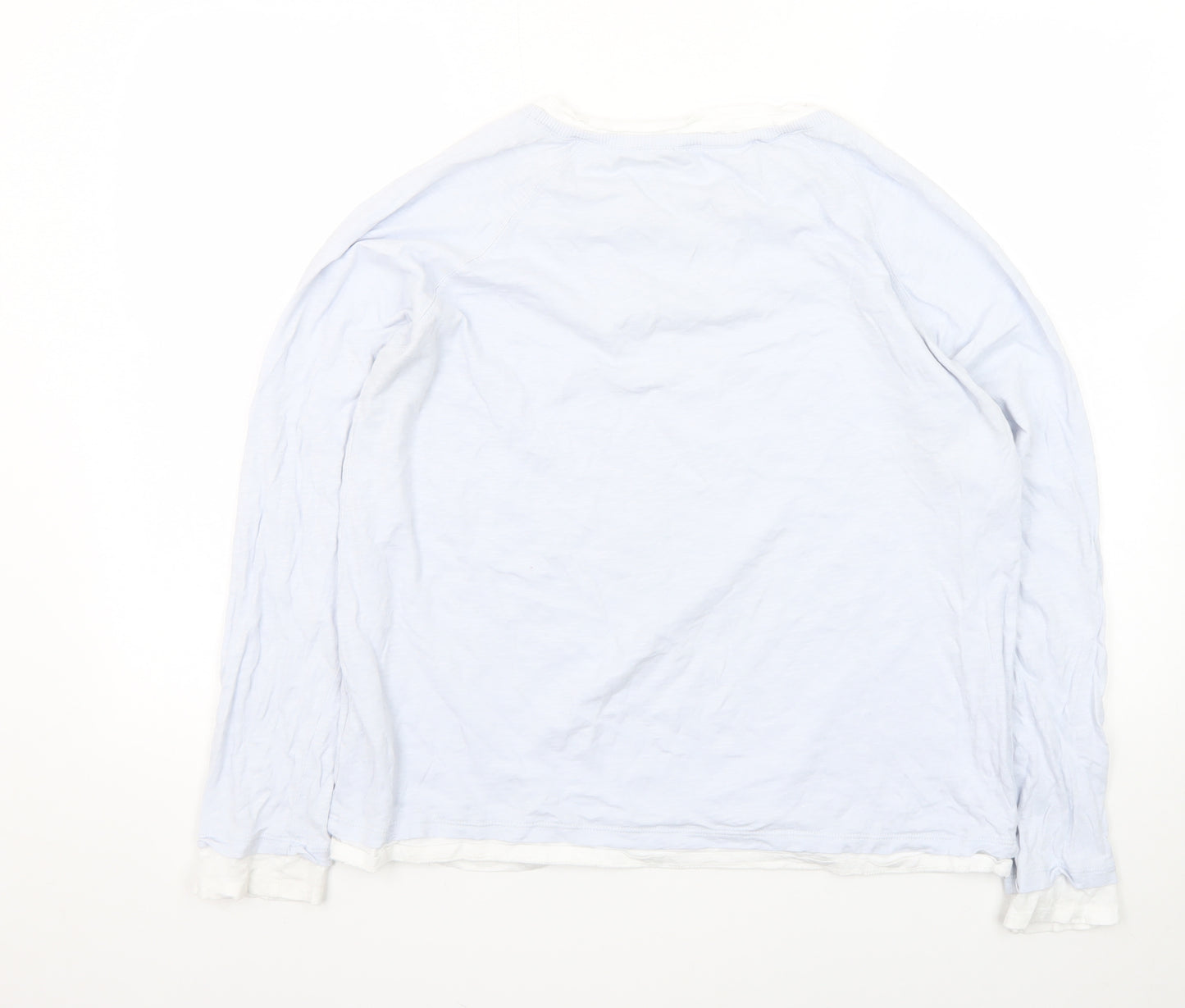 The White Company Women’s White Long Sleeve Cotton T-Shirt Size 16