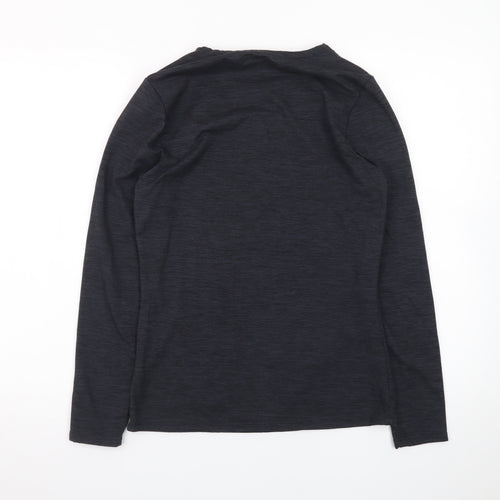 32 Degrees Women’s Black Long Sleeve Thermal Scoop Neck Top S