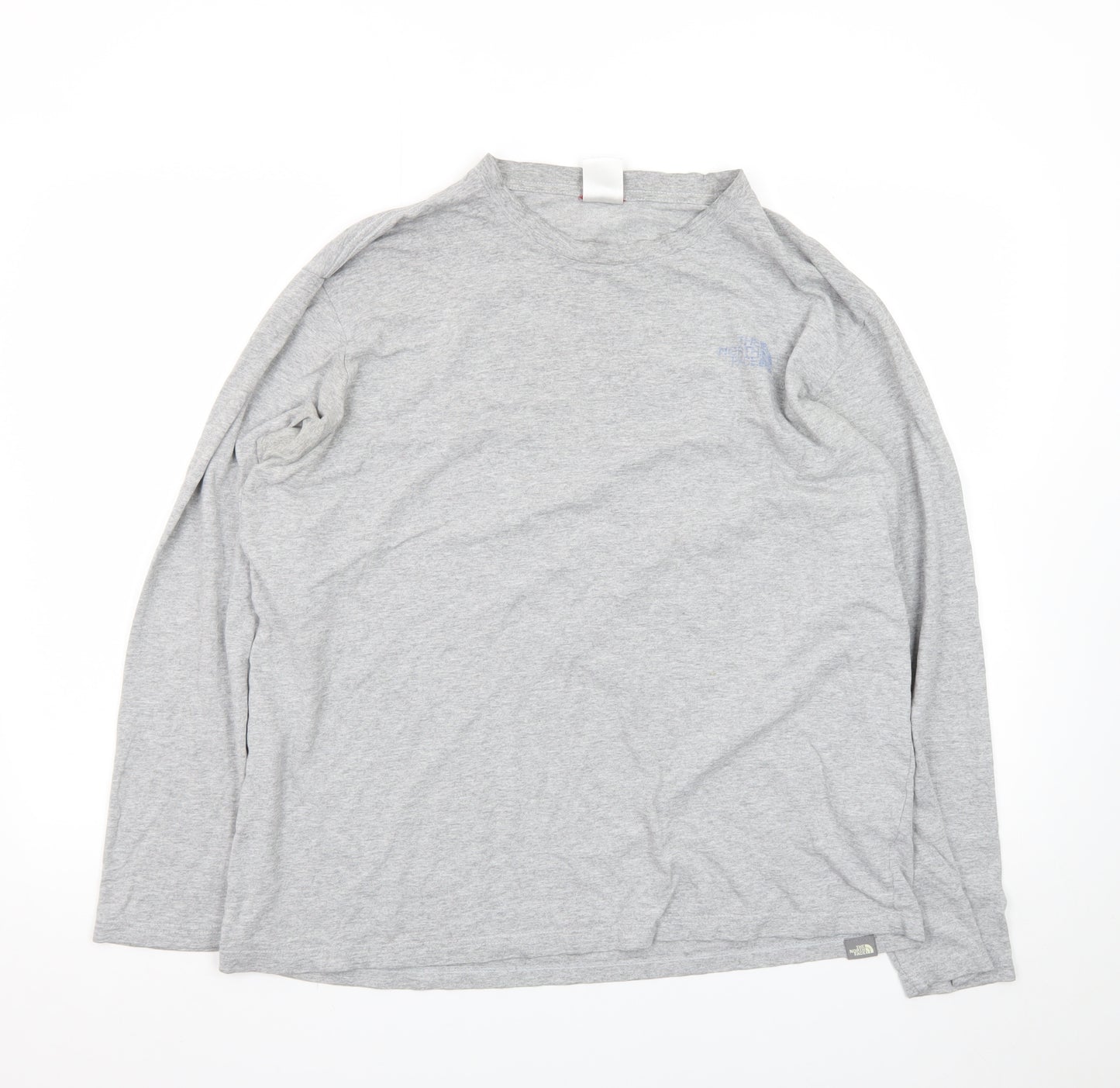 The North Face Men’s Grey Long Sleeve Crew Neck Outdoor T-Shirt Size L