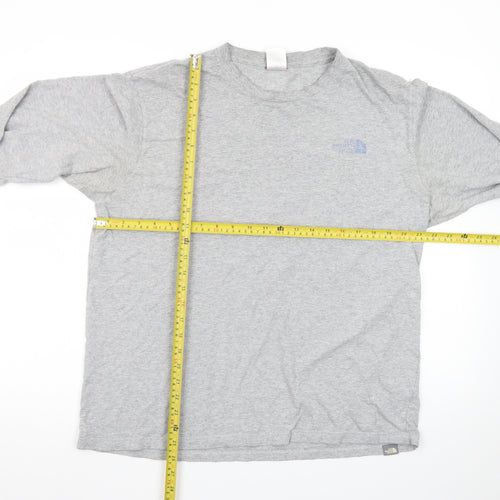 The North Face Men’s Grey Long Sleeve Crew Neck Outdoor T-Shirt Size L