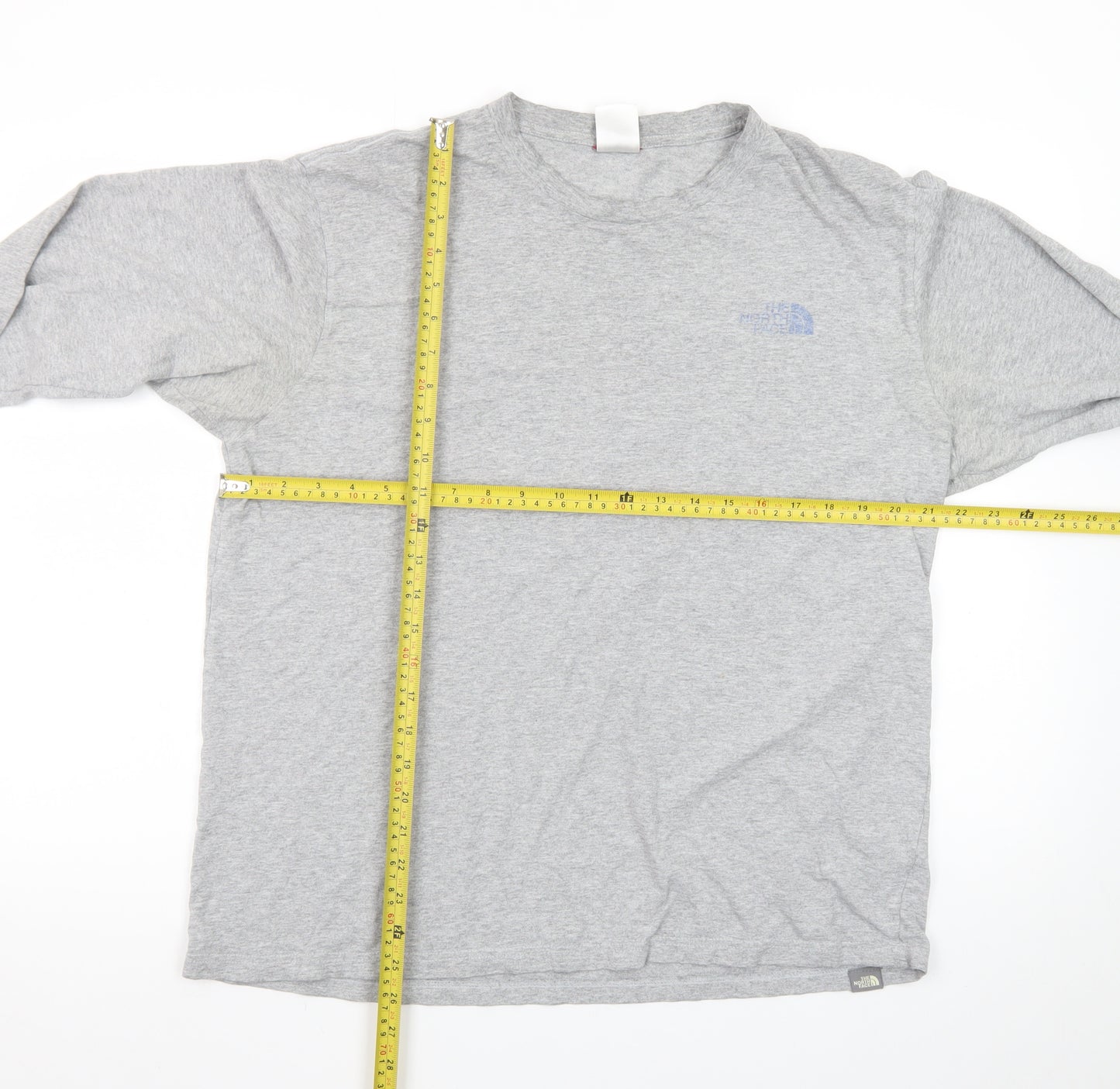 The North Face Men’s Grey Long Sleeve Crew Neck Outdoor T-Shirt Size L