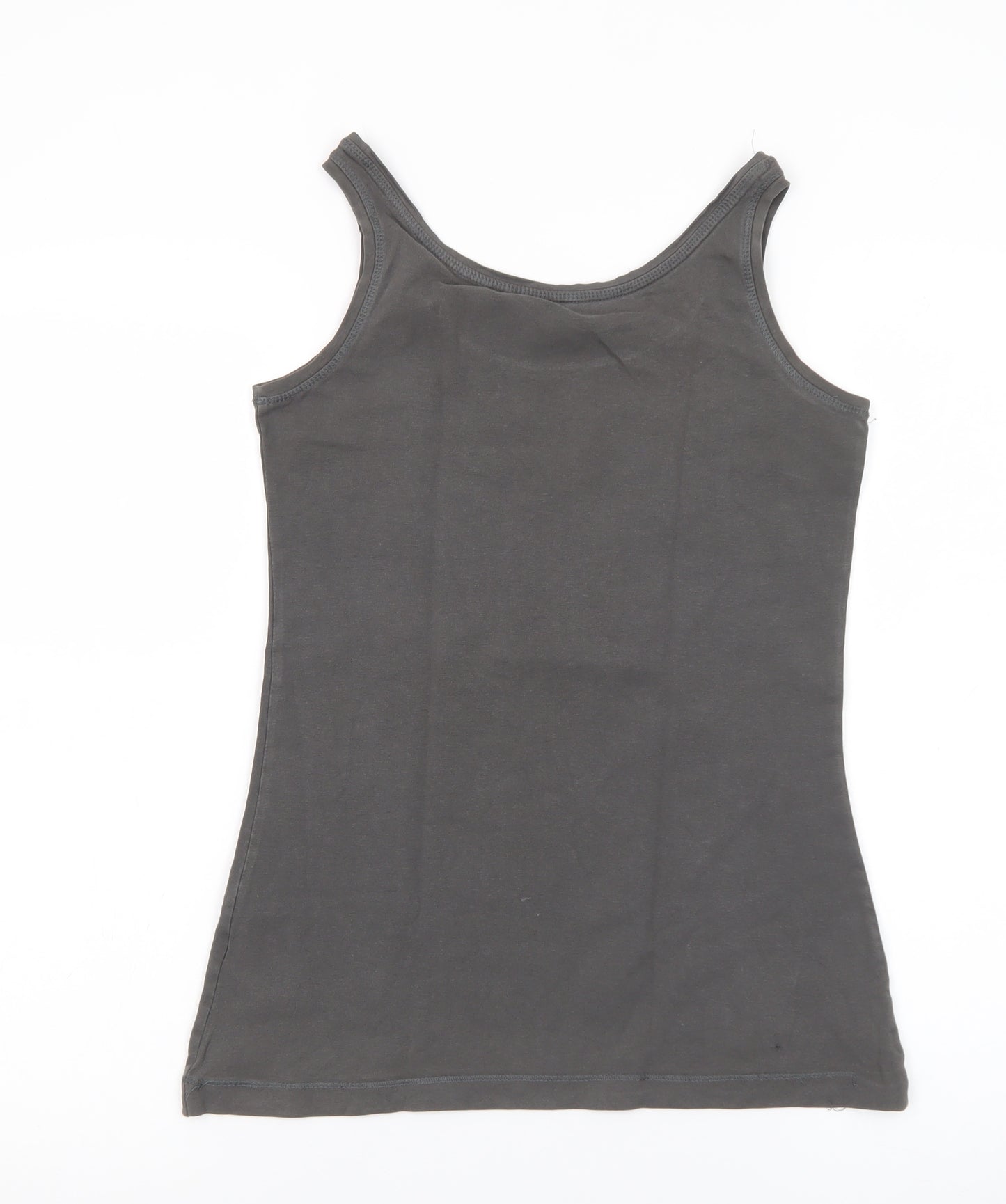 Sandwich Women's Grey Cotton Elastane Tank Top Size S