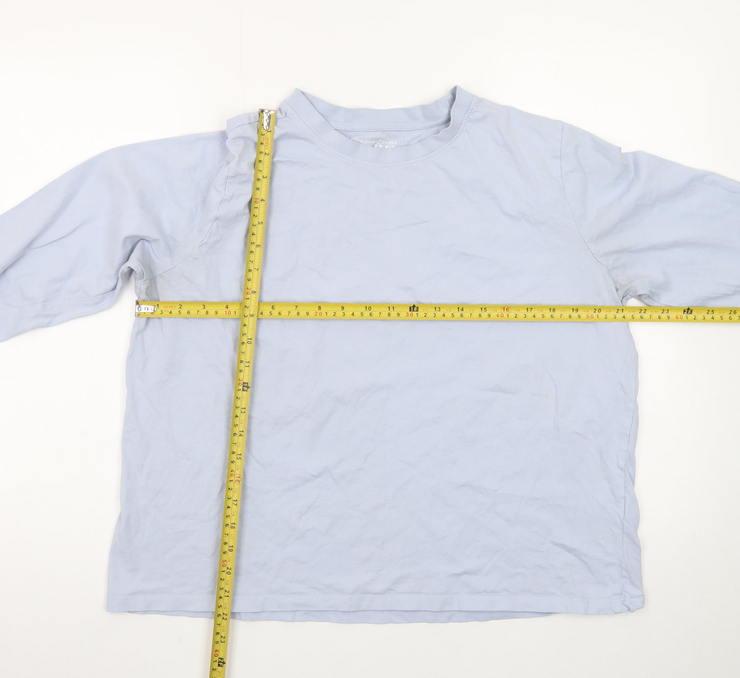 Primark Men’s Blue Long Sleeve Regular Fit T-Shirt XL