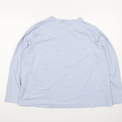 Primark Men’s Blue Long Sleeve Regular Fit T-Shirt XL