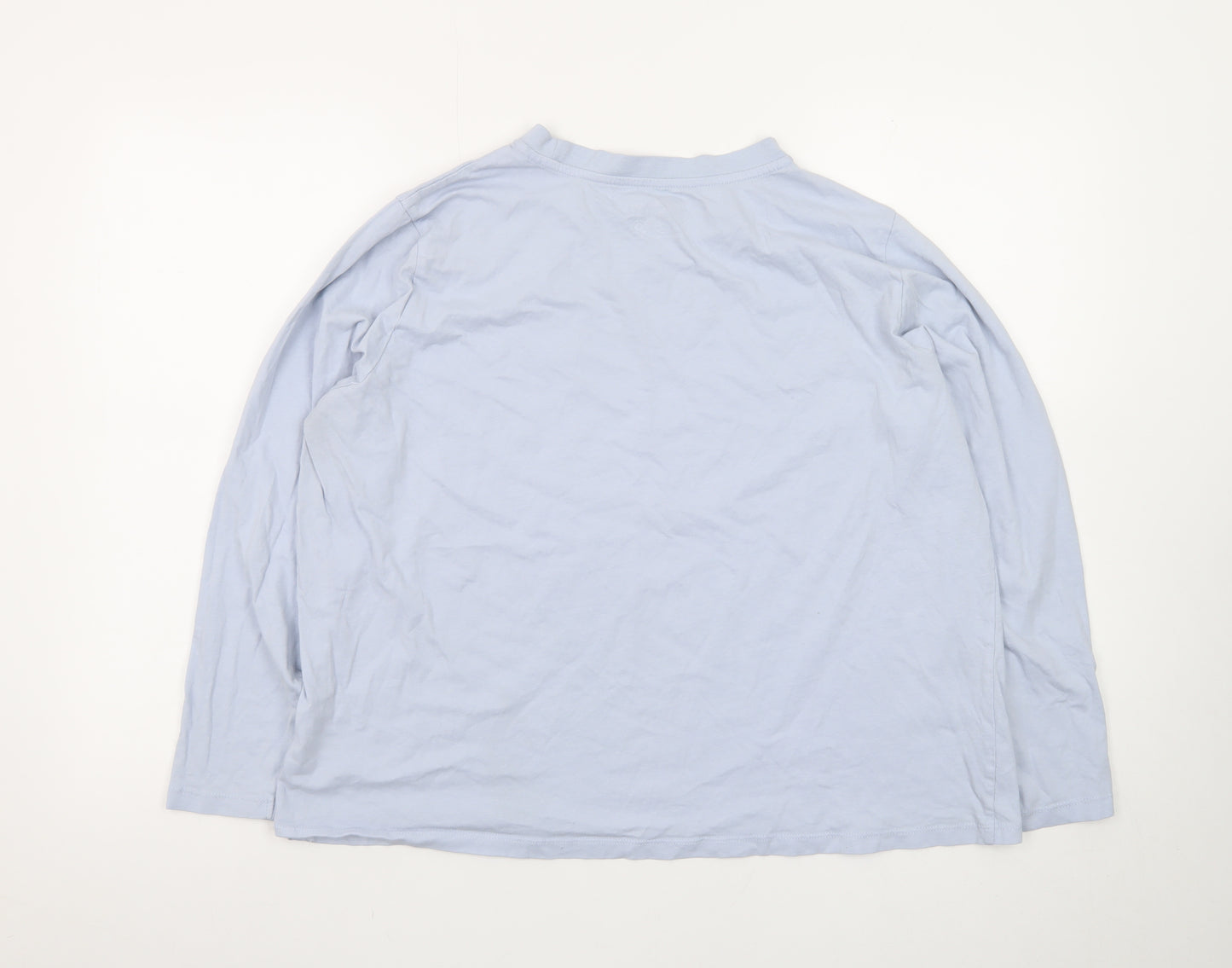 Primark Men’s Blue Long Sleeve Regular Fit T-Shirt XL
