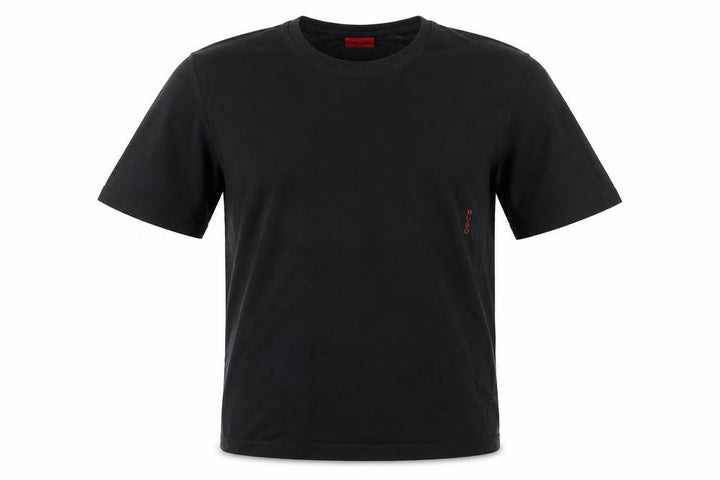 Hugo Boss Men's Black Cotton Crew Neck Short Sleeve T-Shirt M