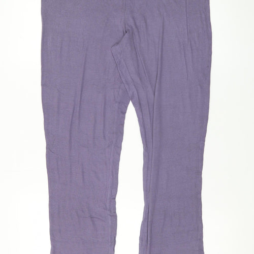 Calvin Klein Womens Purple Modal Leggings M Soft Stretch Lounge Trousers