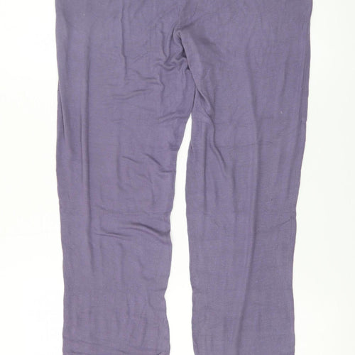 Calvin Klein Womens Purple Modal Leggings M Soft Stretch Lounge Trousers