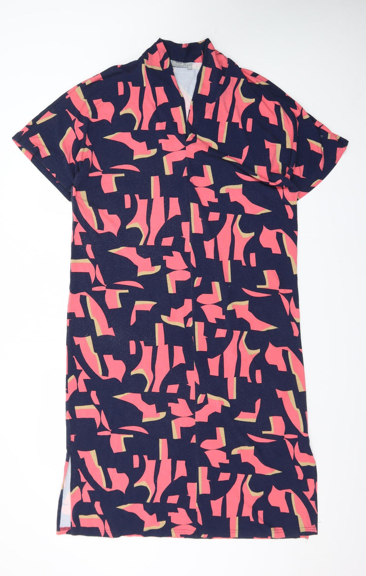 Fransa Women’s Multicoloured Geometric Shift Dress Size M