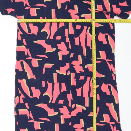 Fransa Women’s Multicoloured Geometric Shift Dress Size M