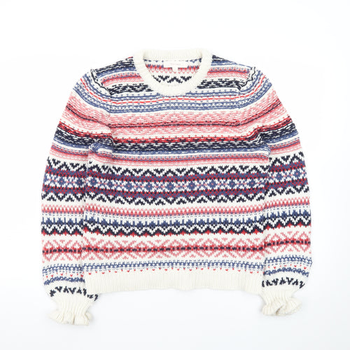 Marks and Spencer Women’s Multicoloured Fair Isle Jumper Size 12