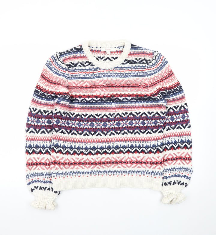 Marks and Spencer Women’s Multicoloured Fair Isle Jumper Size 12