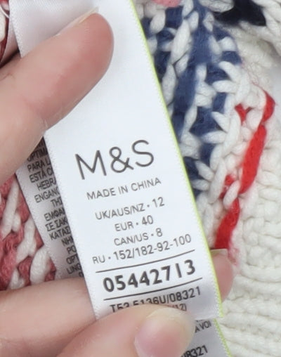 Marks and Spencer Women’s Multicoloured Fair Isle Jumper Size 12
