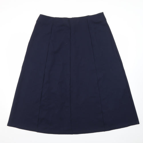 Crew Clothing Women Blue Size 18 A-Line Knee Length Skirt