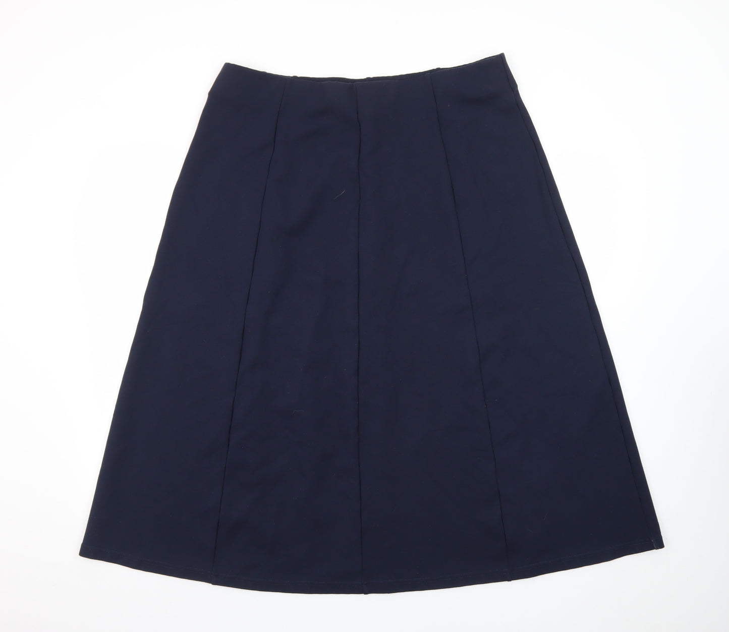 Crew Clothing Women Blue Size 18 A-Line Knee Length Skirt