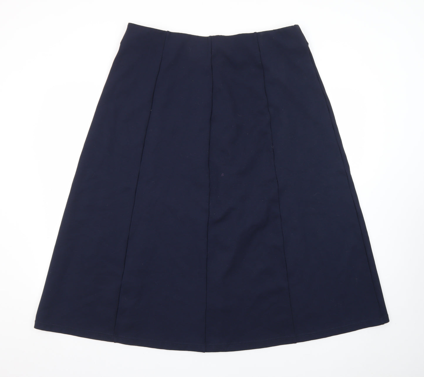 Crew Clothing Women Blue Size 18 A-Line Knee Length Skirt