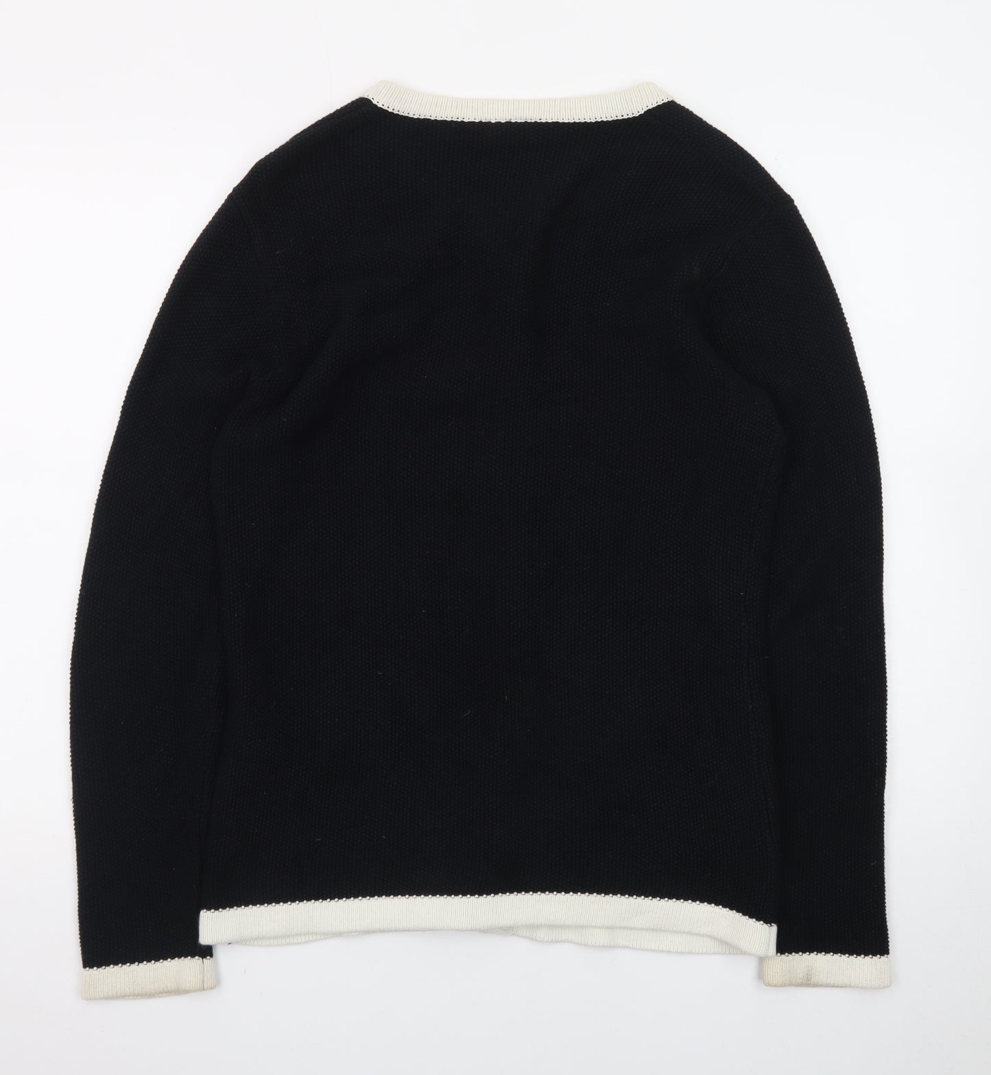 Cotswold Collections Women's Black Cotton Knit Cardigan M