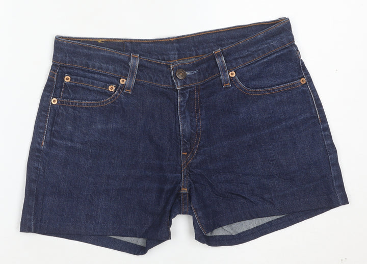 Levi's Women's Blue Denim 5-Pocket Shorts Size 12 Regular Fit