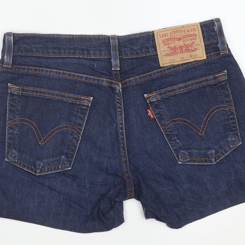 Levi's Women's Blue Denim 5-Pocket Shorts Size 12 Regular Fit