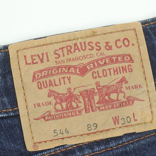 Levi's Women's Blue Denim 5-Pocket Shorts Size 12 Regular Fit