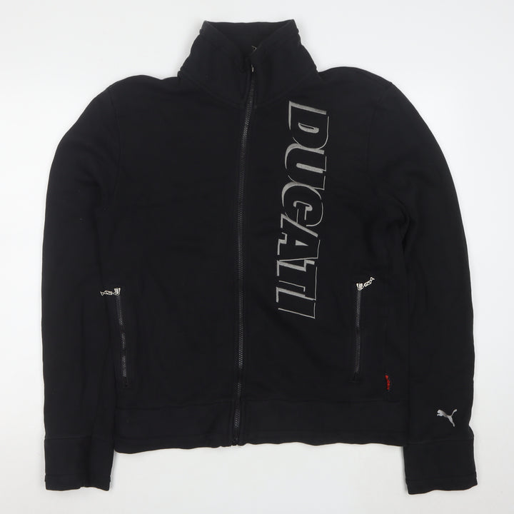 Puma Ducati Men's Black Full Zip Sweatshirt M Motorcycle Sportswear