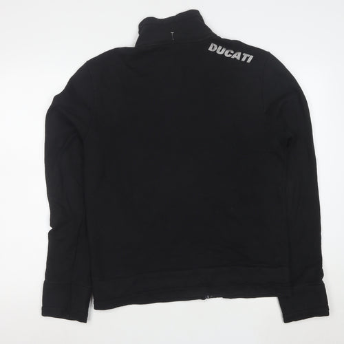 Puma Ducati Men's Black Full Zip Sweatshirt M Motorcycle Sportswear