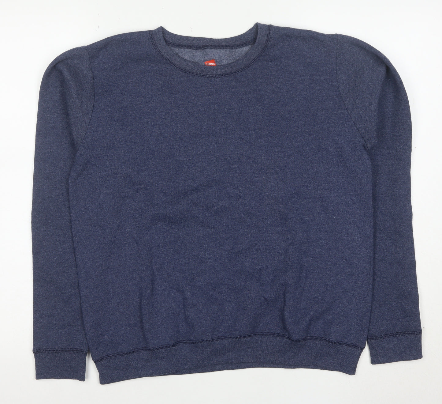 Hanes Men's Blue Small Pullover Fleece Sweatshirt