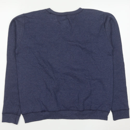 Hanes Men's Blue Small Pullover Fleece Sweatshirt
