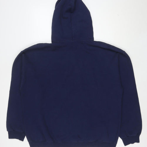 Jerzees Men's Blue XL Pullover Hoodie Lakeland Cavaliers Logo