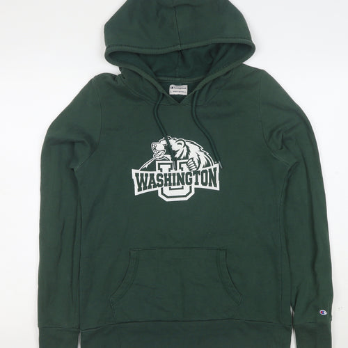 Champion Women's Green Washington Pullover Hoodie Size L