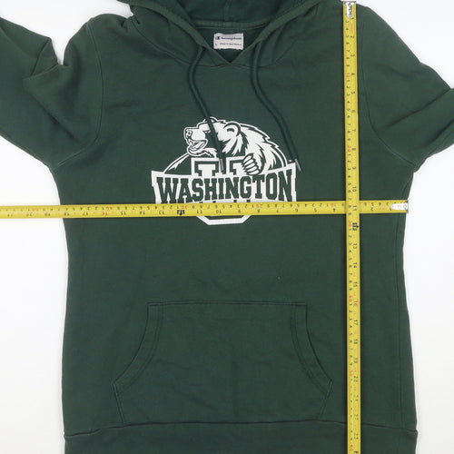 Champion Women's Green Washington Pullover Hoodie Size L