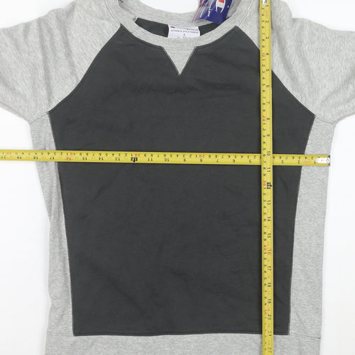 Champion Men's Grey Small Pullover Sweatshirt Regular Fit