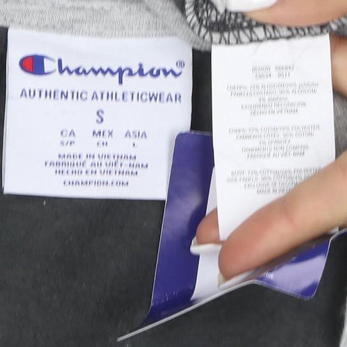 Champion Men's Grey Small Pullover Sweatshirt Regular Fit