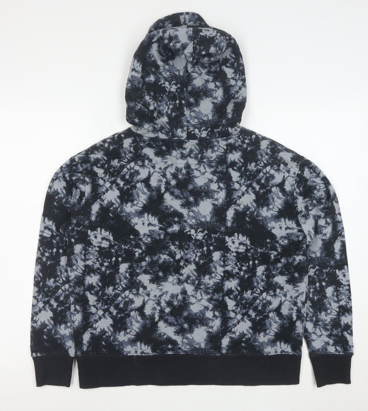 Champion Men’s Black Tie Dye Pullover Hoodie S Regular Fit