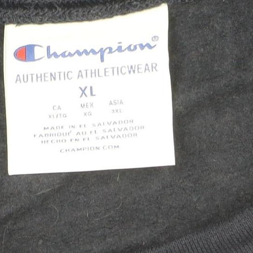 Champion Men's Blue XL Pullover Sweatshirt UCI Logo Crew Neck