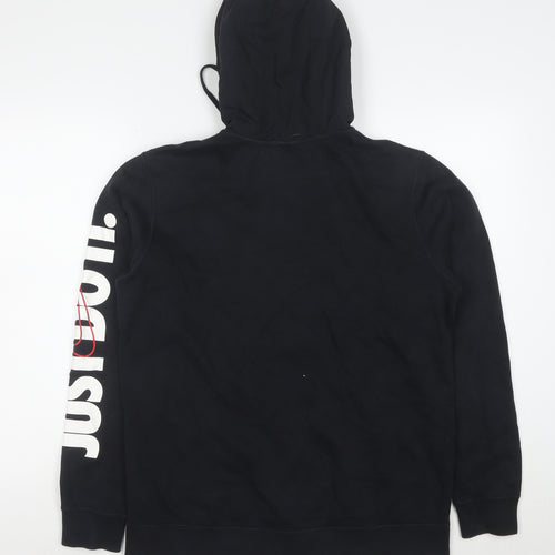 Nike Men's Black Full Zip Hoodie Medium Sportswear