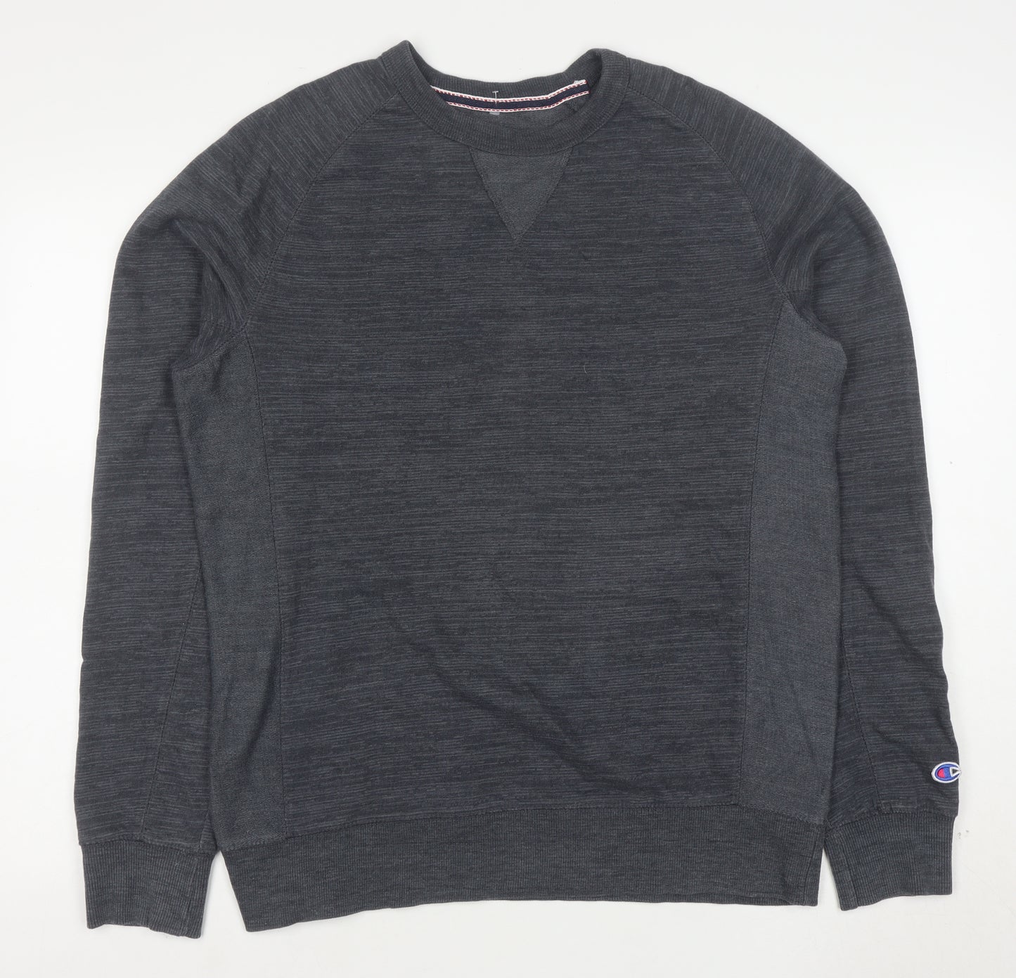 Champion Men's Grey Medium Crew Neck Pullover Sweatshirt