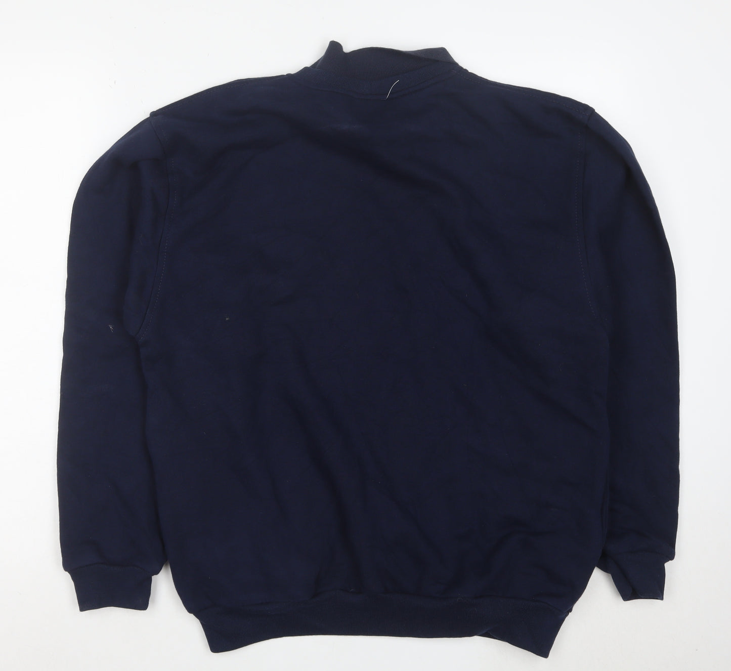 USTA Men's Blue Pullover Sweatshirt M Crew Neck Fleece Vintage