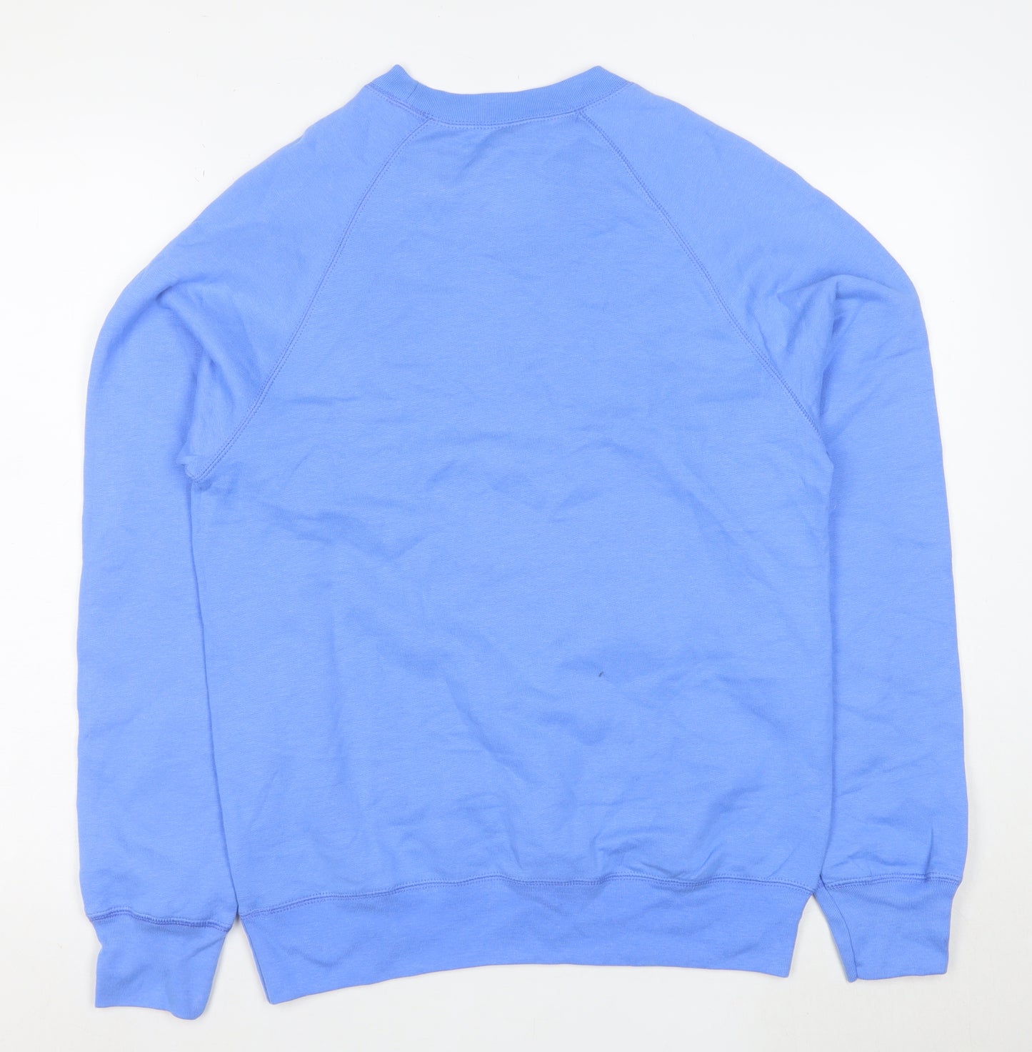Hanes Men's Blue Pullover Crew Neck Sweatshirt Size S