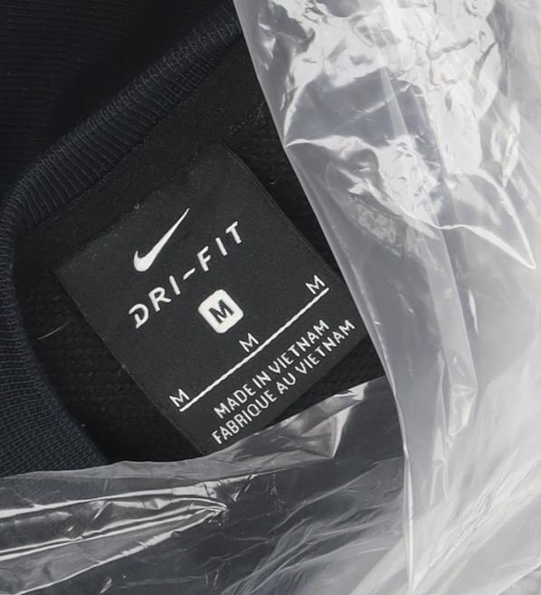 Nike Women Black Dri-FIT Crew Neck Pullover Sweatshirt Medium