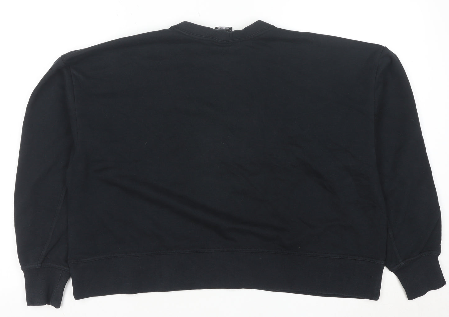 Nike Womens Black L Crew Neck Pullover Sweatshirt