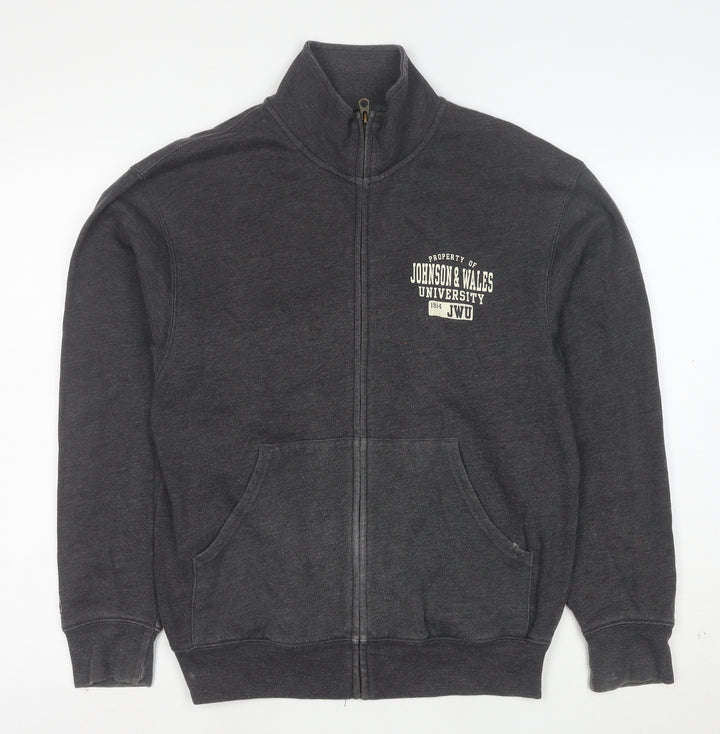 Jansport Men's Grey Full Zip University Sweatshirt S