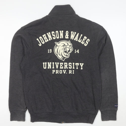 Jansport Men's Grey Full Zip University Sweatshirt S