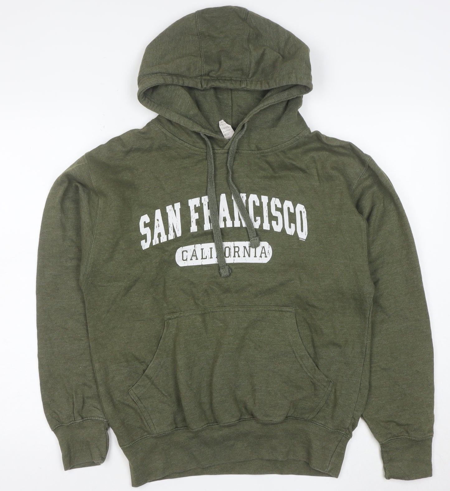 Smart Mens Green San Francisco Pullover Hoodie Size L